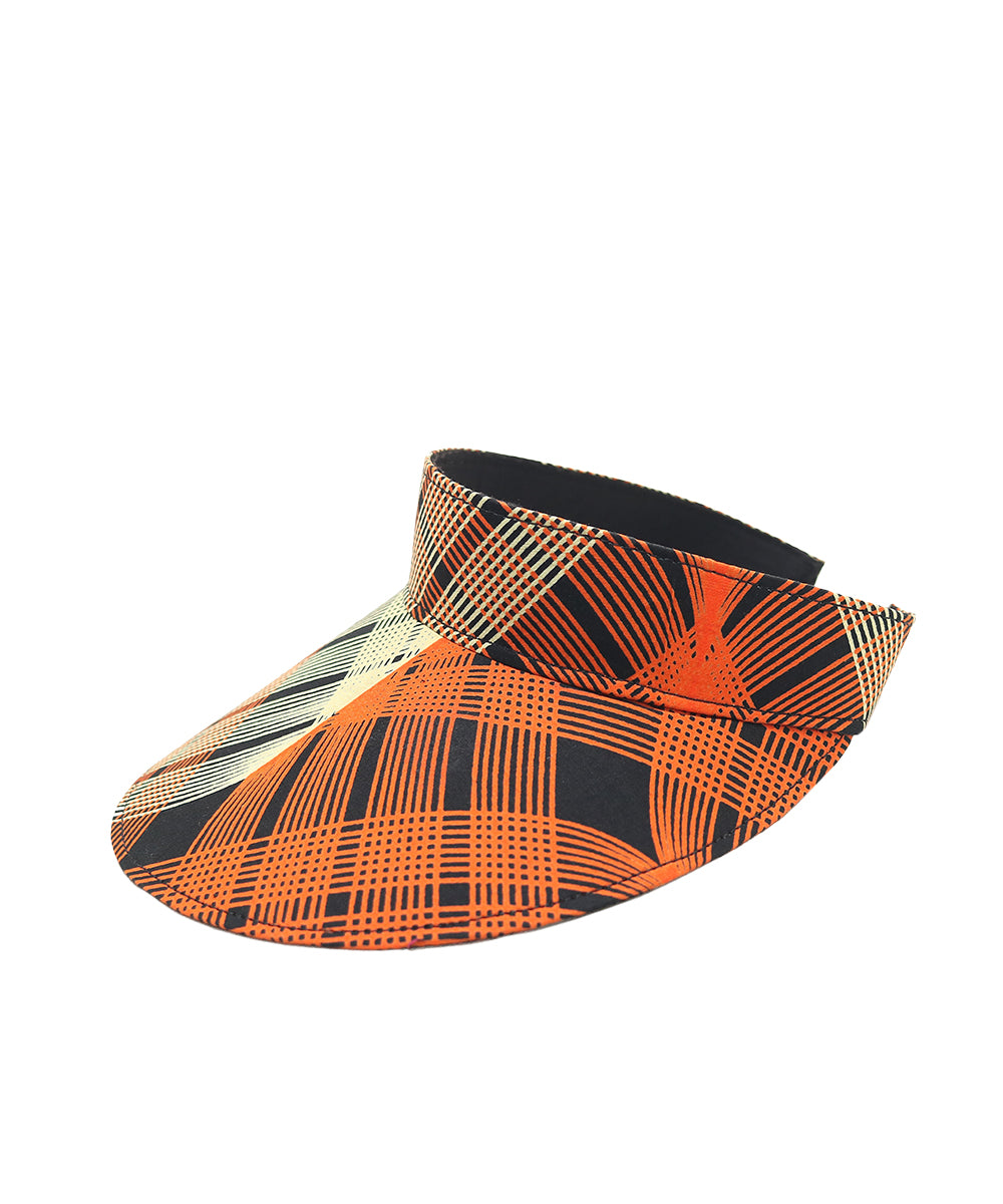 Ankara Visor Hat (Orange)