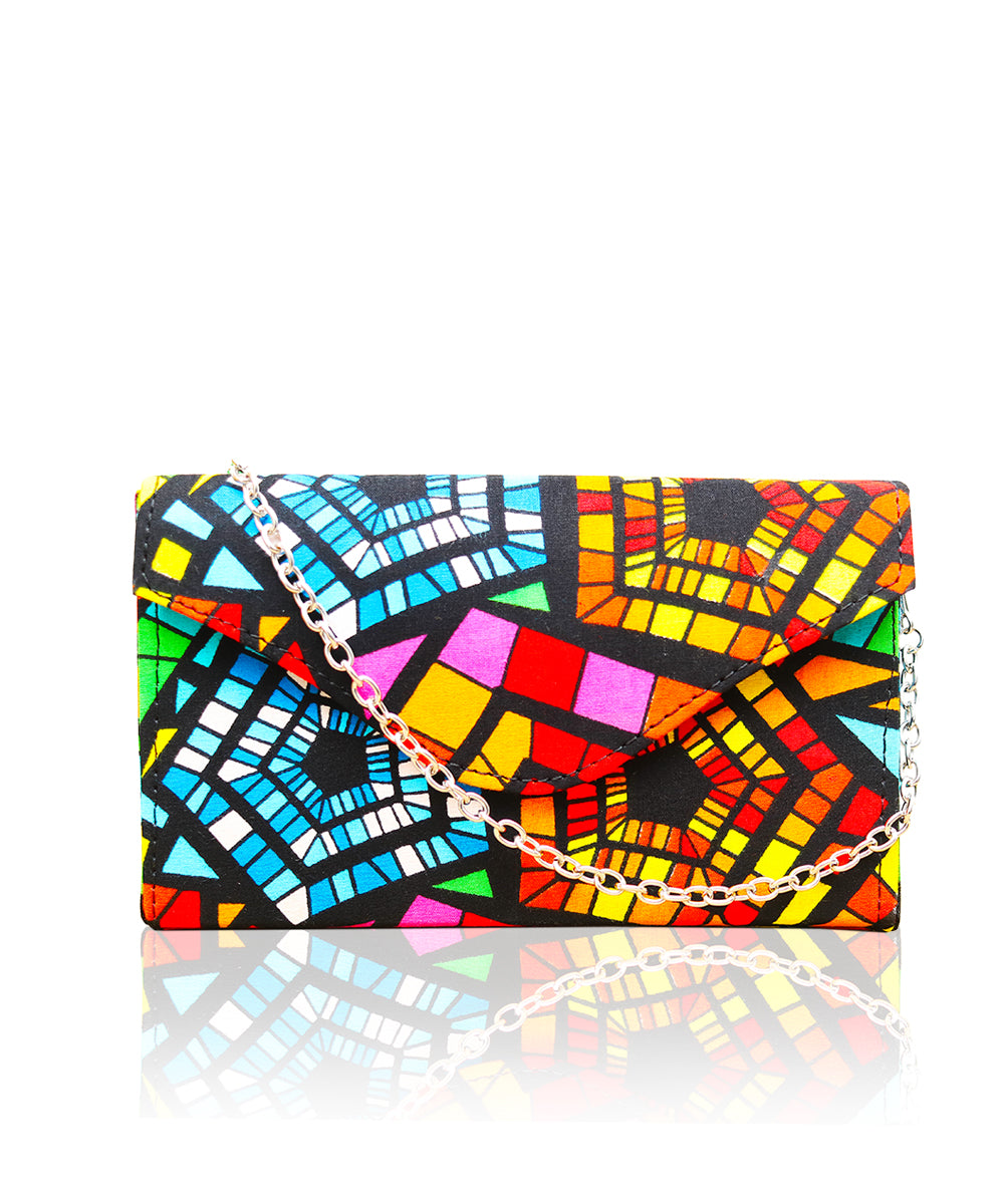 Buy Multi Color Embossed Leather Missoni Clutch Online - RK India Store View
