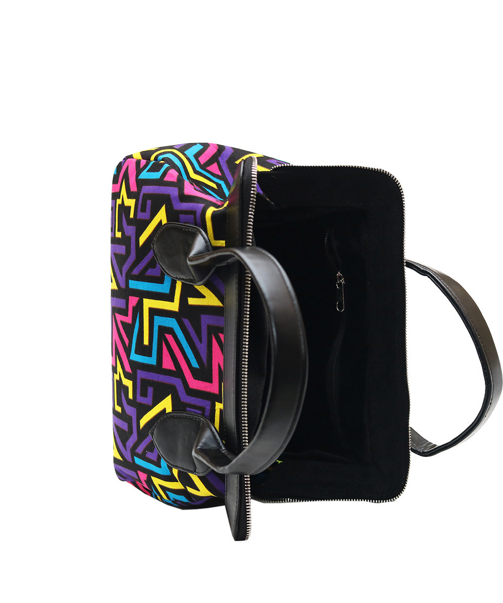 Vibrant Adire Ankara Satchel Bag