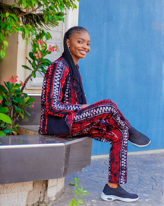 Ankara Blazer and Pants