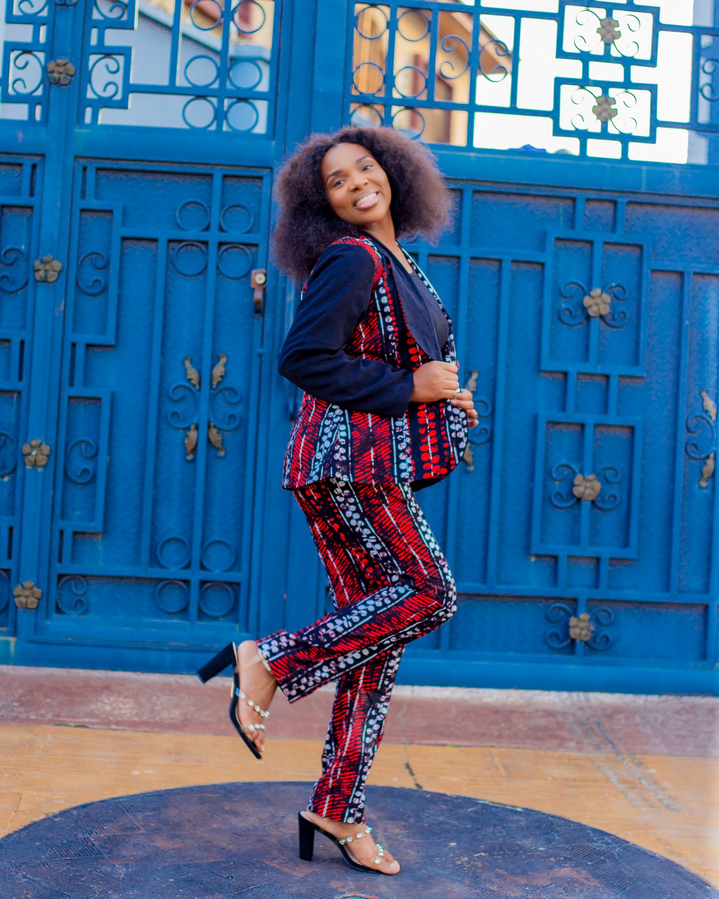 Ankara Blazer and Pants