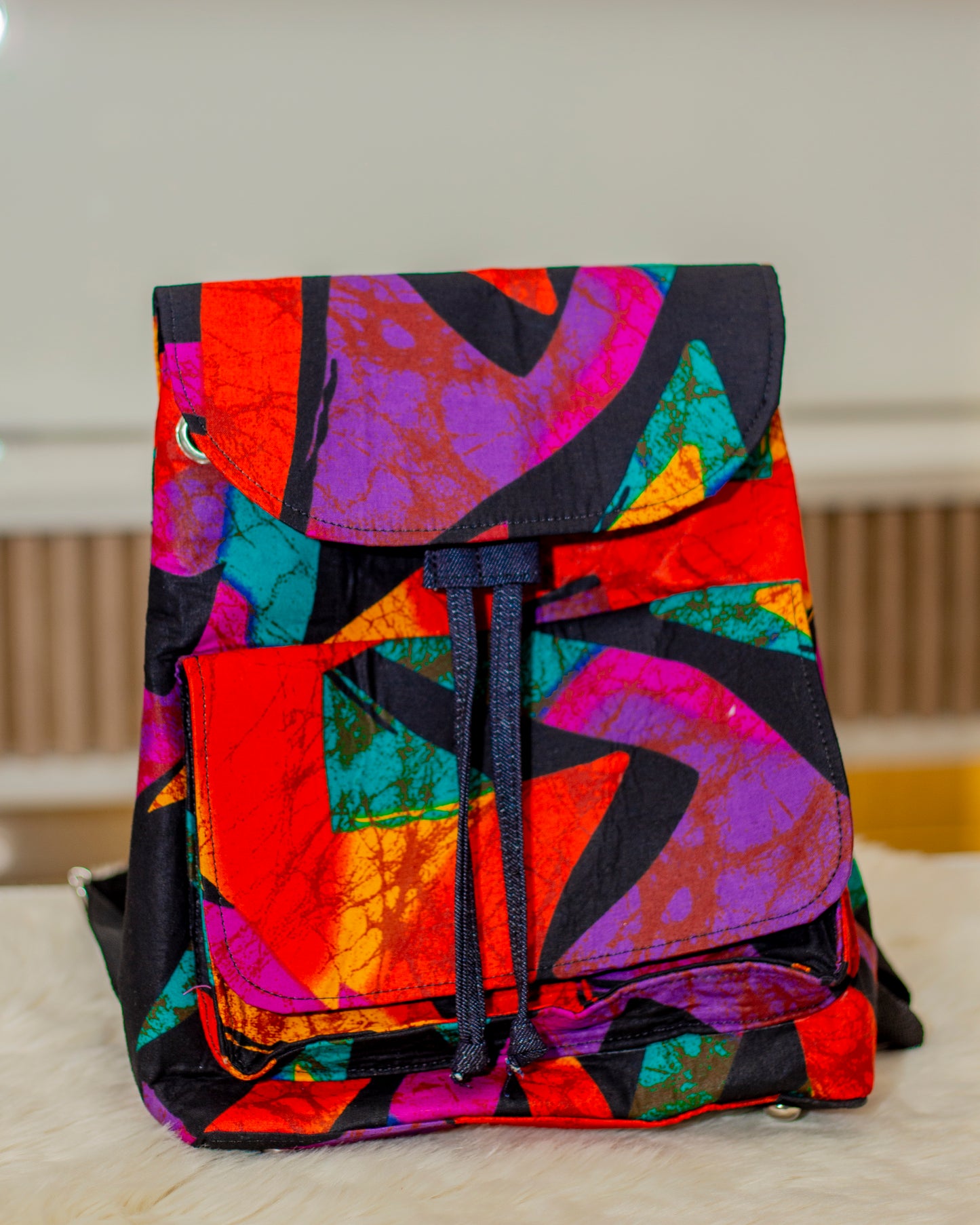 Ankara Napsack Backpack with Flap